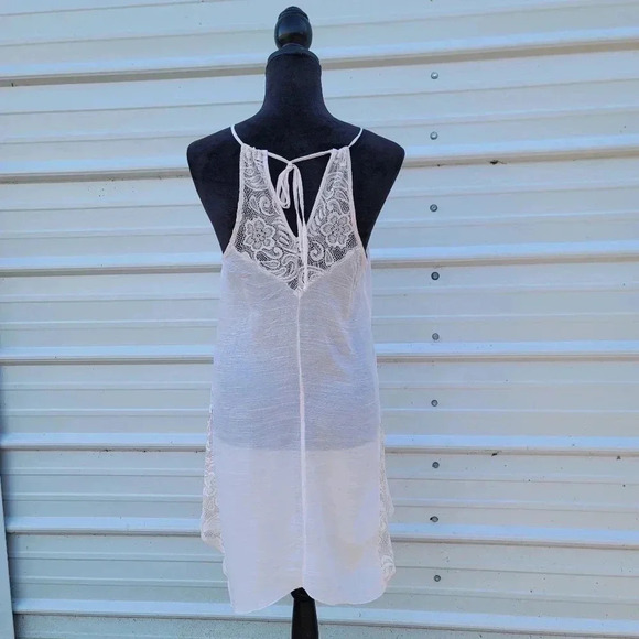 Ambrielle Sleepwear Babydoll Semi Sheer Lingerie Pink Lace Nighty Size Small - Picture 7 of 9